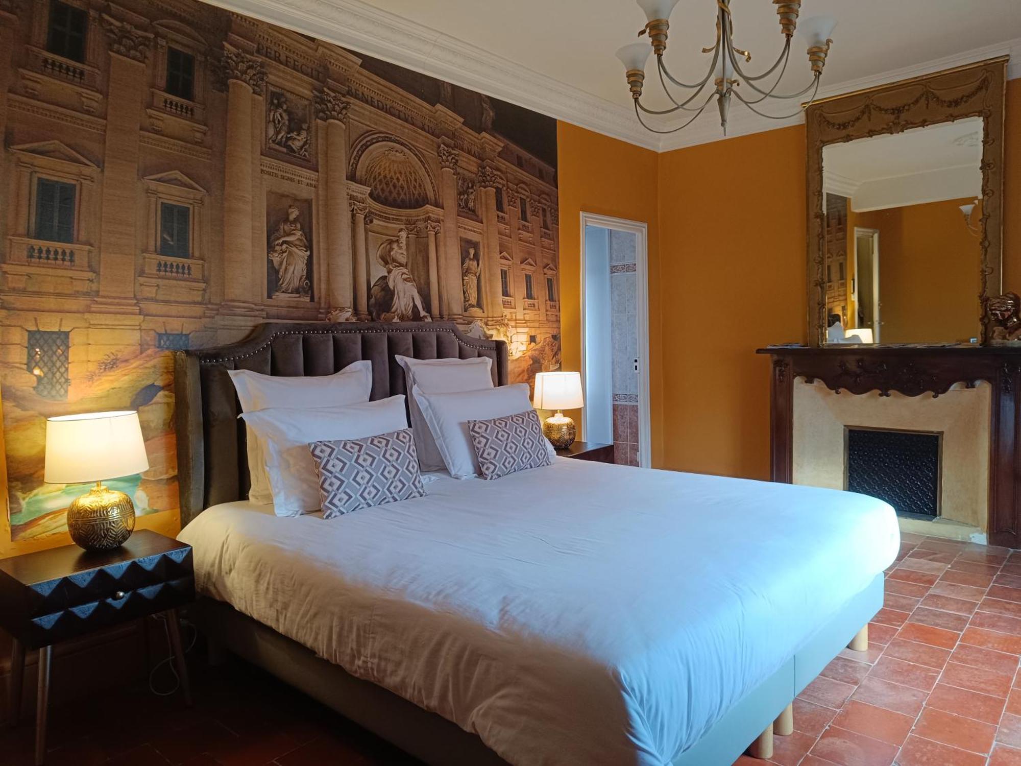 Les Jardins De La Fontaine Bed & Breakfast อาเลส ภายนอก รูปภาพ
